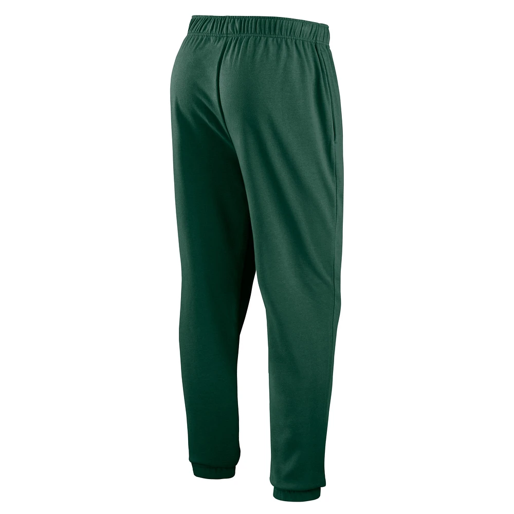 Men's Fanatics Green Miami Hurricanes Chop Block Fleece Sweatpants