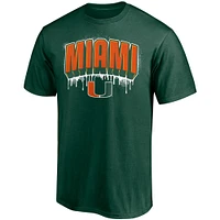 Men's Fanatics Green Miami Hurricanes Hometown T-Shirt