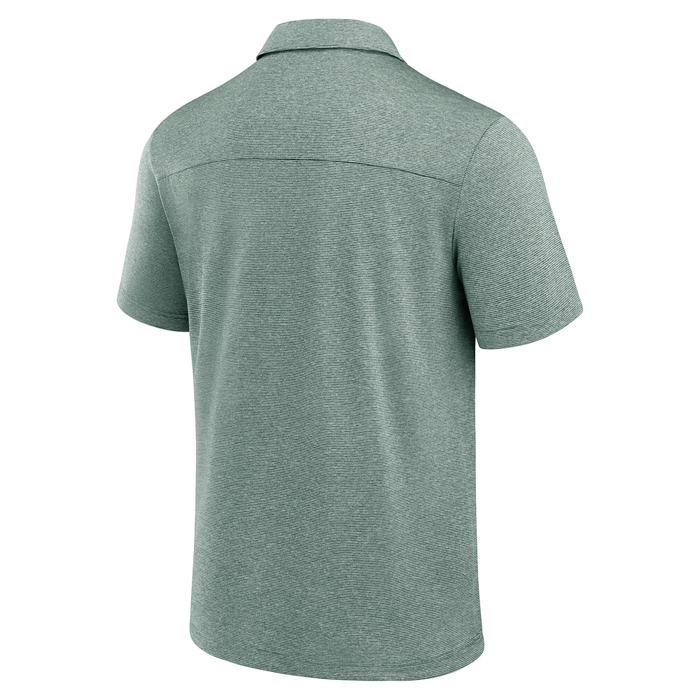 Men's Fanatics  Green Miami Hurricanes Performance Polo