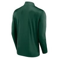 Men's Fanatics Green Miami Hurricanes Underdog Mindset Quarter-Zip Top