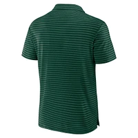 Polo rayé Fanatics pour homme, vert, Miami Hurricanes, Victory Calls