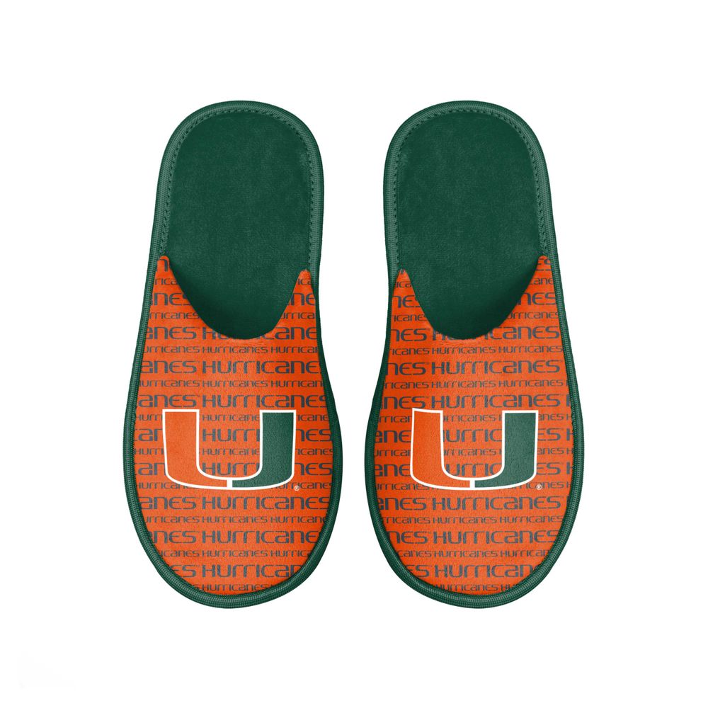 miami hurricanes men's slides