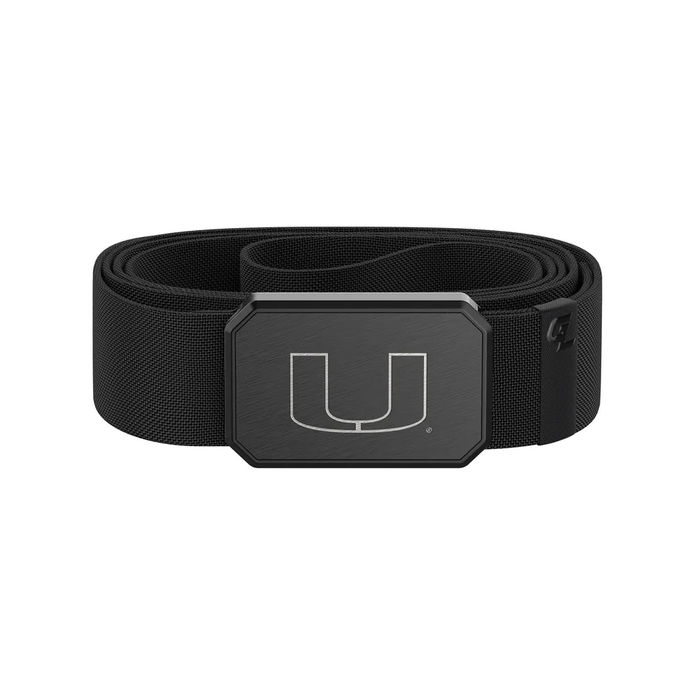 Miami Hurricanes Groove Life Engraved Belt - Black