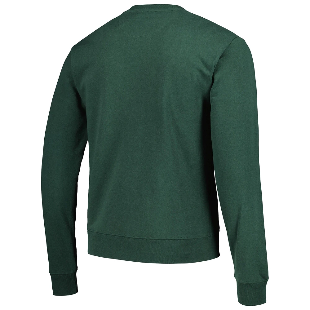 Sweat-shirt à capuche Bendy Arch Essential pour hommes, League Collegiate Wear, vert, Miami Hurricanes