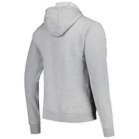 Men's League Collegiate Wear  Heather Gray Miami Hurricanes Tall Arch Essential Pullover Hoodie