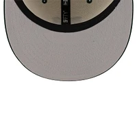 Men's New Era Cream/Green Miami Hurricanes On-Field 59FIFTY Fitted Hat