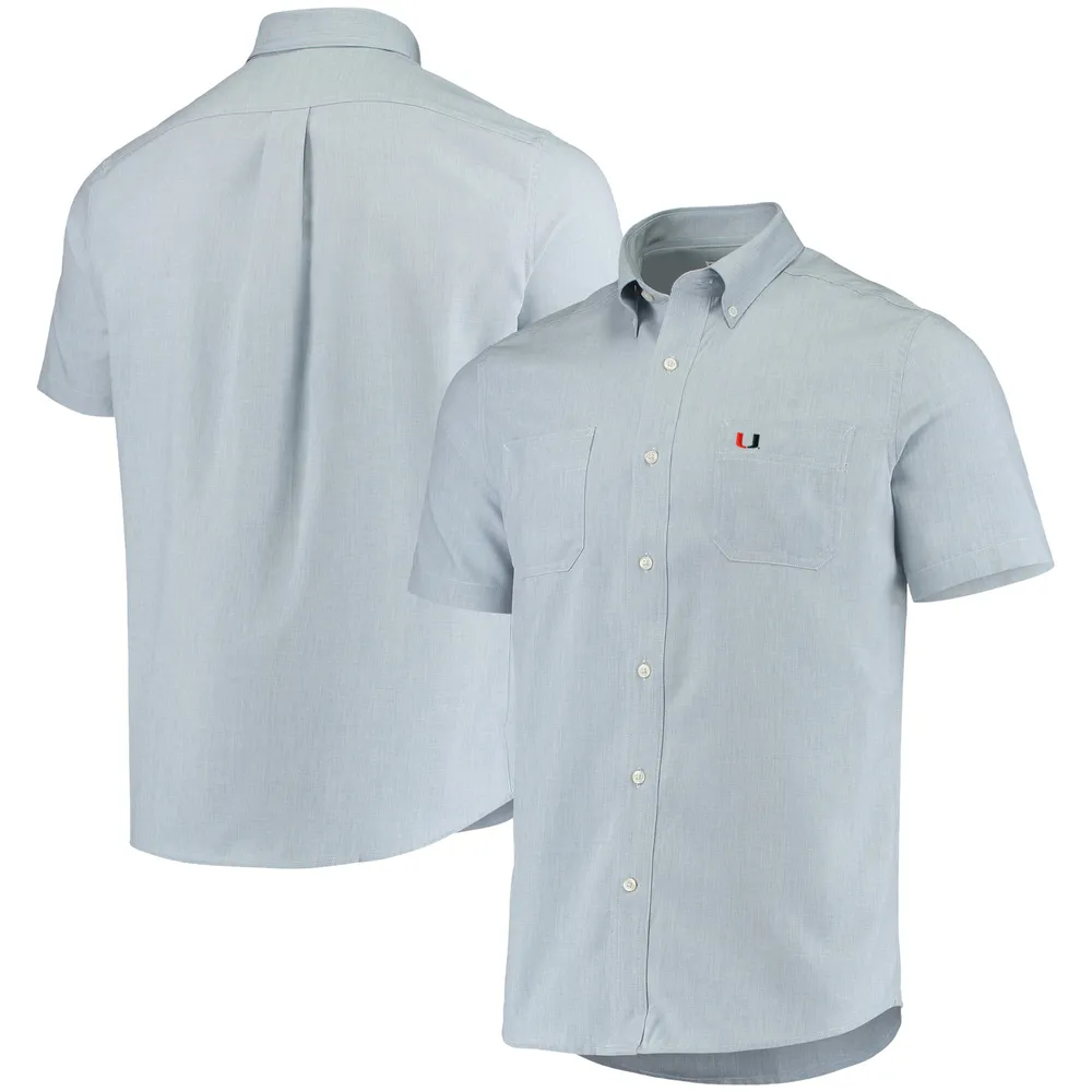 miami hurricanes button down shirt