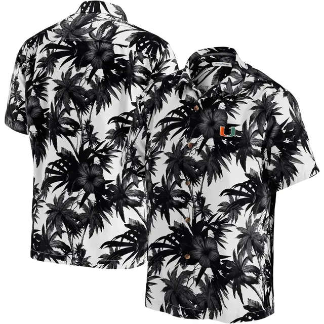 Men's Tommy Bahama White Miami Marlins Al Fresco Button-Up Shirt Size: Small