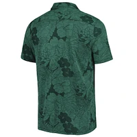 Polo Tommy Bahama Miami Hurricanes Big & Tall Miramar Blooms vert pour homme