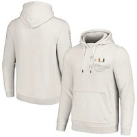 Sweat à capuche blanc Tommy Bahama pour hommes des Hurricanes de Miami Home Game