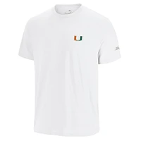 T-shirt blanc Torchdown de Tommy Bahama pour homme, Miami Hurricanes