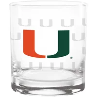 Miami Hurricanes 14oz. Repeat Alumni Rocks Glass