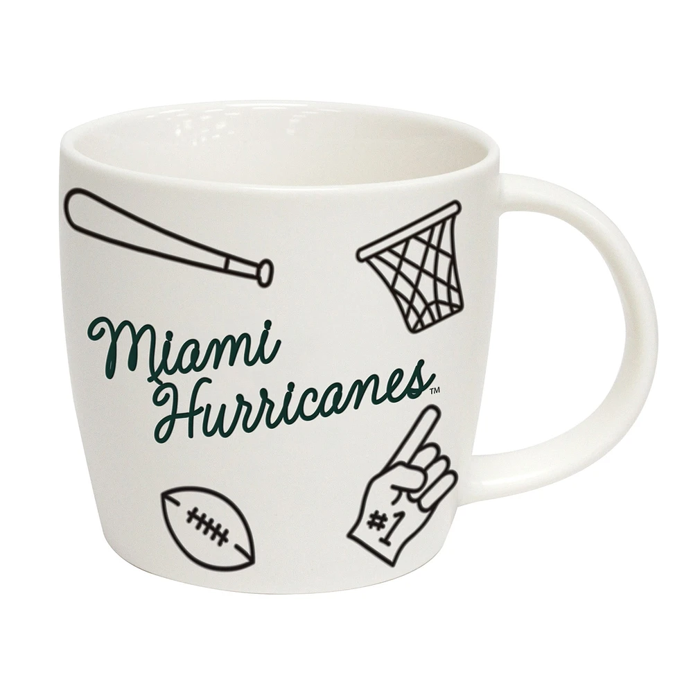 Ouragans de Miami 18oz. Tasse de meneur de jeu