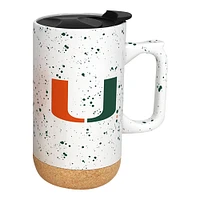 Miami Hurricanes 18oz. Speckle Cork Mug