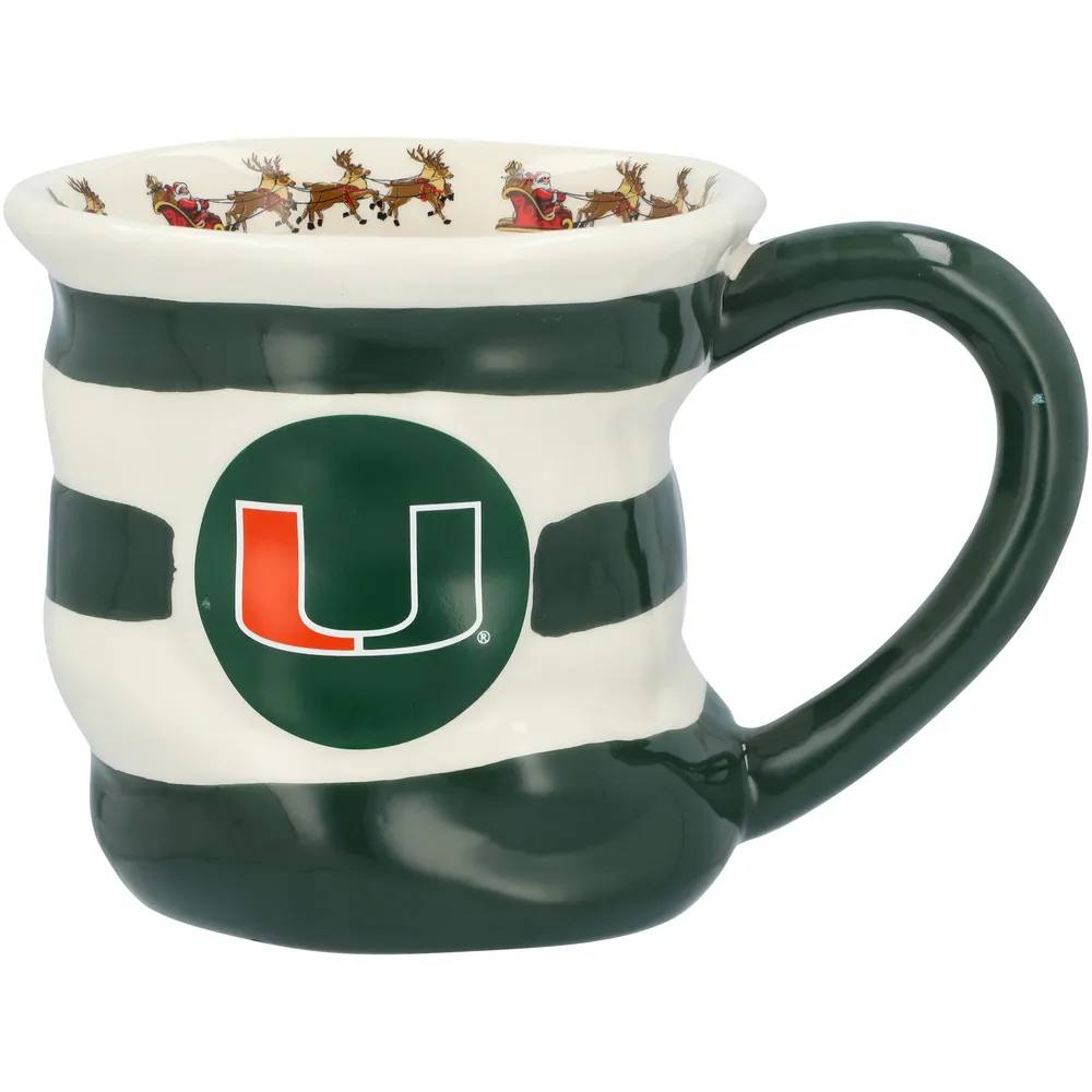 Hurricanes de Miami 18 oz. Tasse de vacances d'équipe