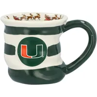 Miami Hurricanes 18oz. Team Holiday Mug