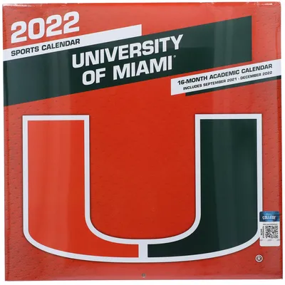 Miami Hurricanes 2022 Wall Calendar