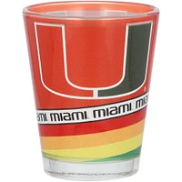 Hurricanes de Miami 2 oz. Verre à liqueur Pride Collector