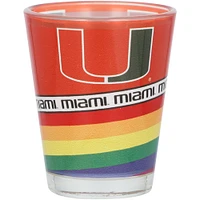 Hurricanes de Miami 2 oz. Verre à liqueur Pride Collector