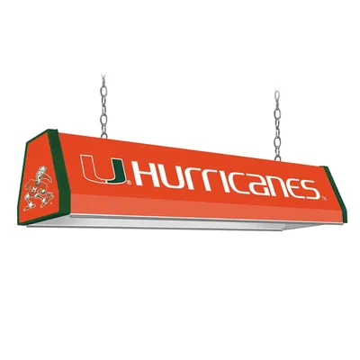 Miami Hurricanes 38.5'' x 10.75'' Pool Table Light