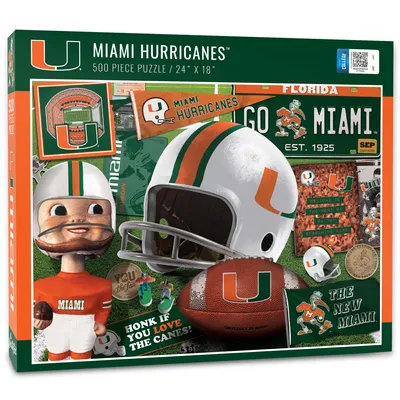 Miami Hurricanes 500-Piece Retro Series Puzzle