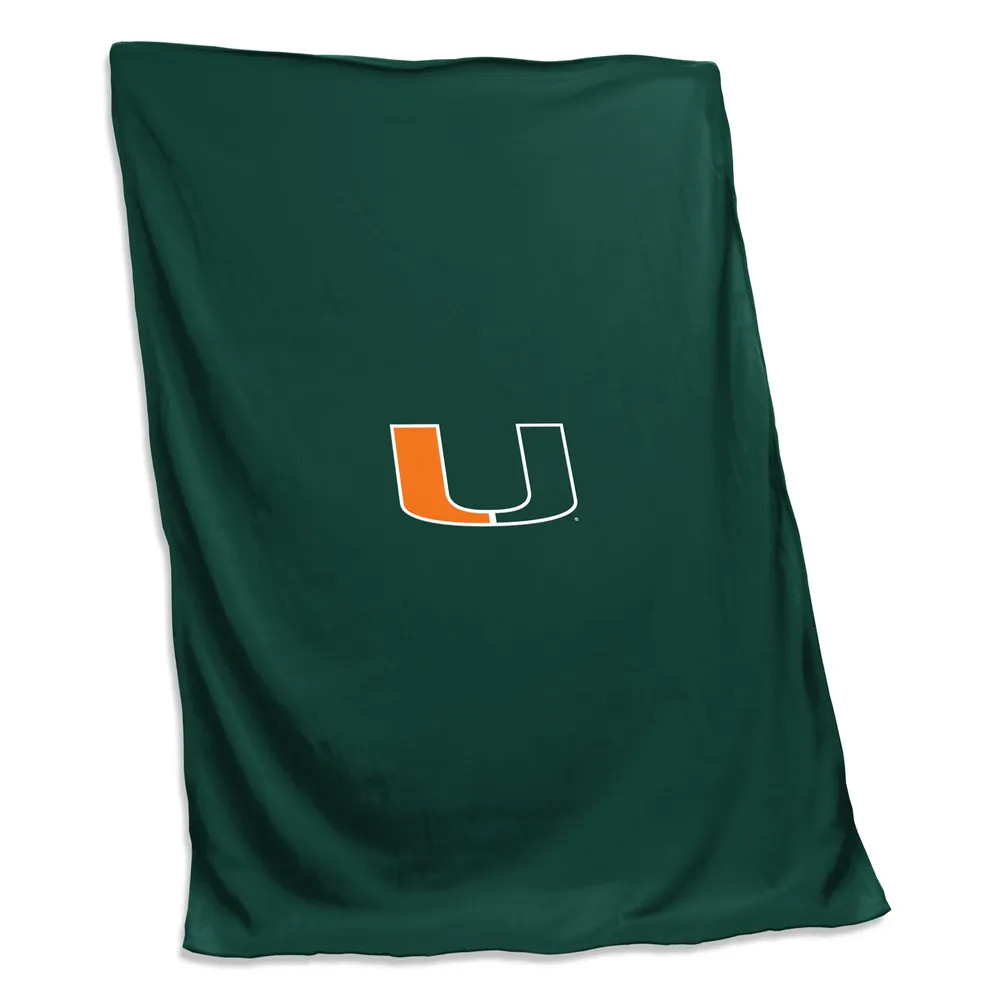 Men's Champion Gray Miami Hurricanes Soccer Stack Logo Powerblend Pullover Hoodie Size: Medium