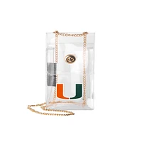 Miami Hurricanes Clear Essential Crossbody Purse