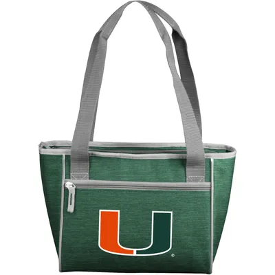 Miami Hurricanes Crosshatch 16-Can Cooler Tote