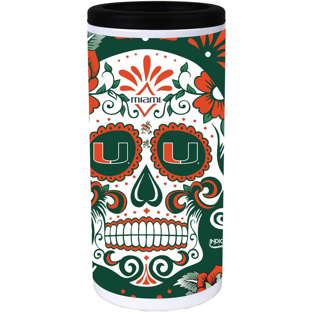 Miami Hurricanes Dia Stainless Steel 12oz. Slim Can Cooler