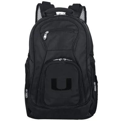 Miami Hurricanes MOJO Premium Tonal Laptop Backpack - Black