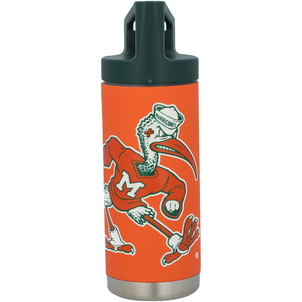 Orange Miami Hurricanes 16 oz. Bouteille