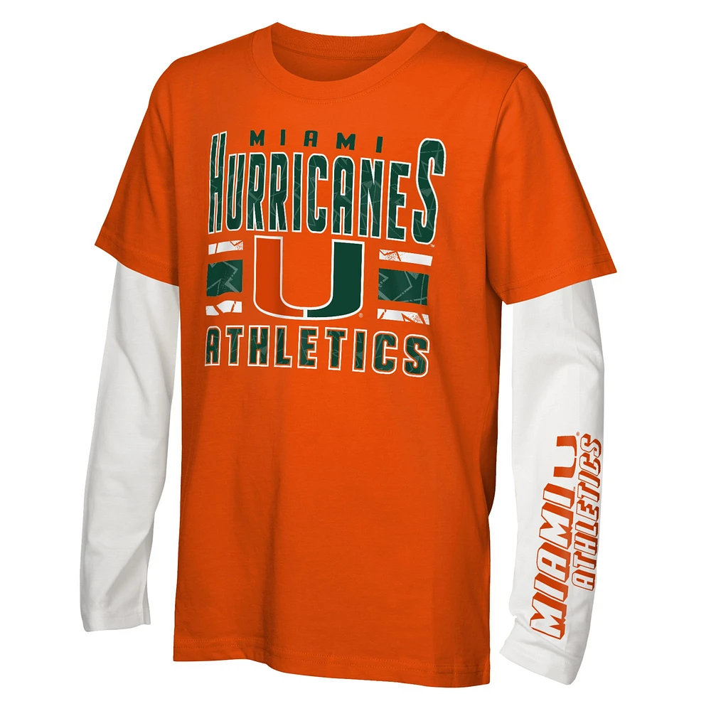 Preschool Miami Hurricanes the Mix T-Shirt Combo Set