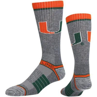 Miami Hurricanes Strideline Premium Wool Knit Crew Socks