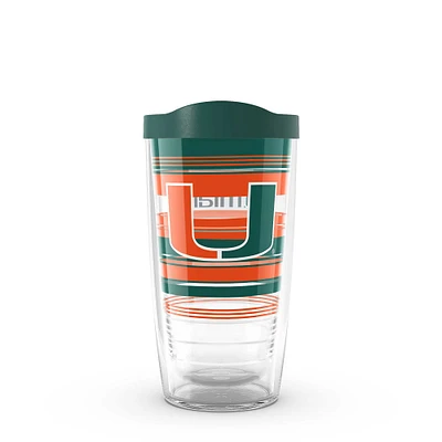 Tervis Miami Hurricanes 16oz. Hype Stripes Classic Tumbler