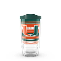 Tervis Miami Hurricanes 16oz. Gobelet classique à rayures Hype