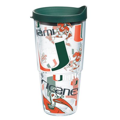 Tervis Miami Hurricanes 24oz. All Over Classic Tumbler