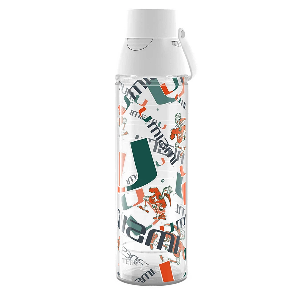 Tervis Miami Hurricanes 24oz. Gourde Allover Venture Lite