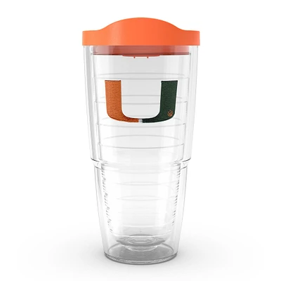 Tervis Miami Hurricanes 24oz. Gobelet classique emblème