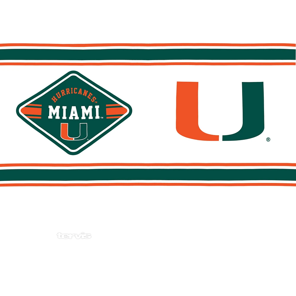 Tervis Miami Hurricanes 24oz. Premier gobelet classique à cordes