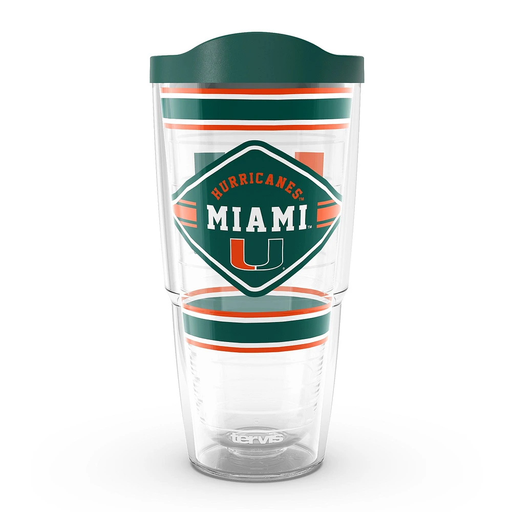 Tervis Miami Hurricanes 24oz. Premier gobelet classique à cordes