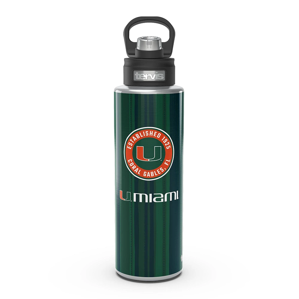 Tervis Miami Hurricanes 40oz. Bouteille d'eau tout en large goulot