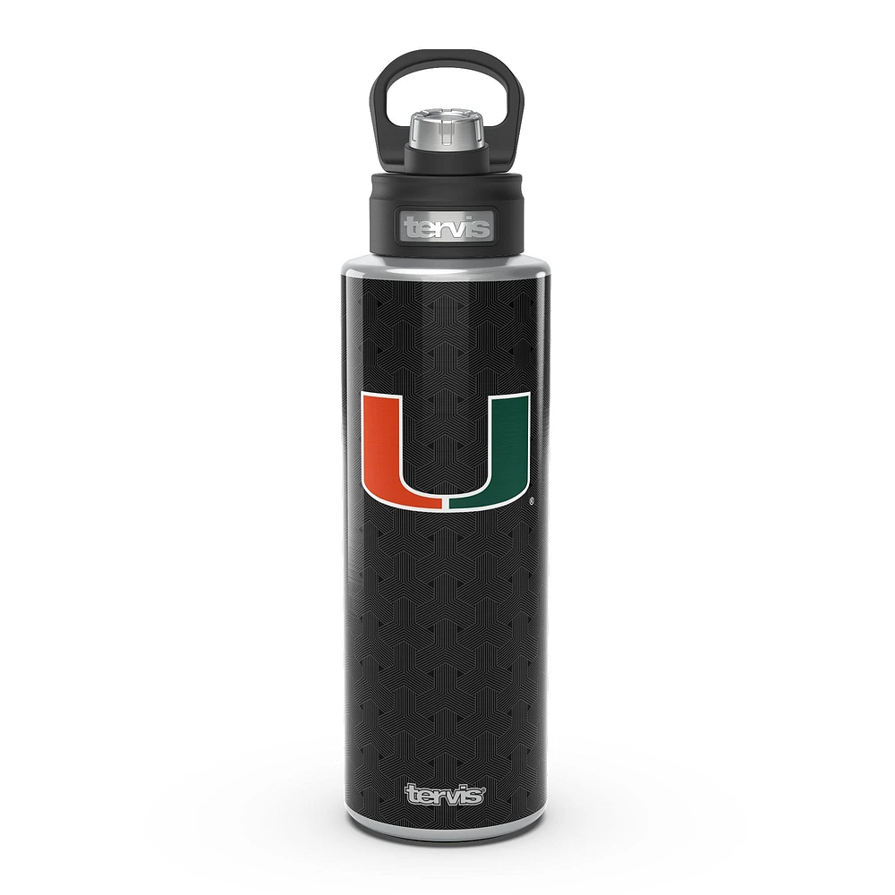 Tervis Miami Hurricanes 40oz. Weave Wide Mouth Water Bottle