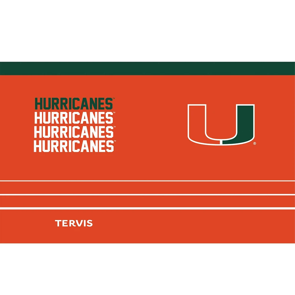 Tervis Miami Hurricanes Reverb 20oz. Gobelet en acier inoxydable