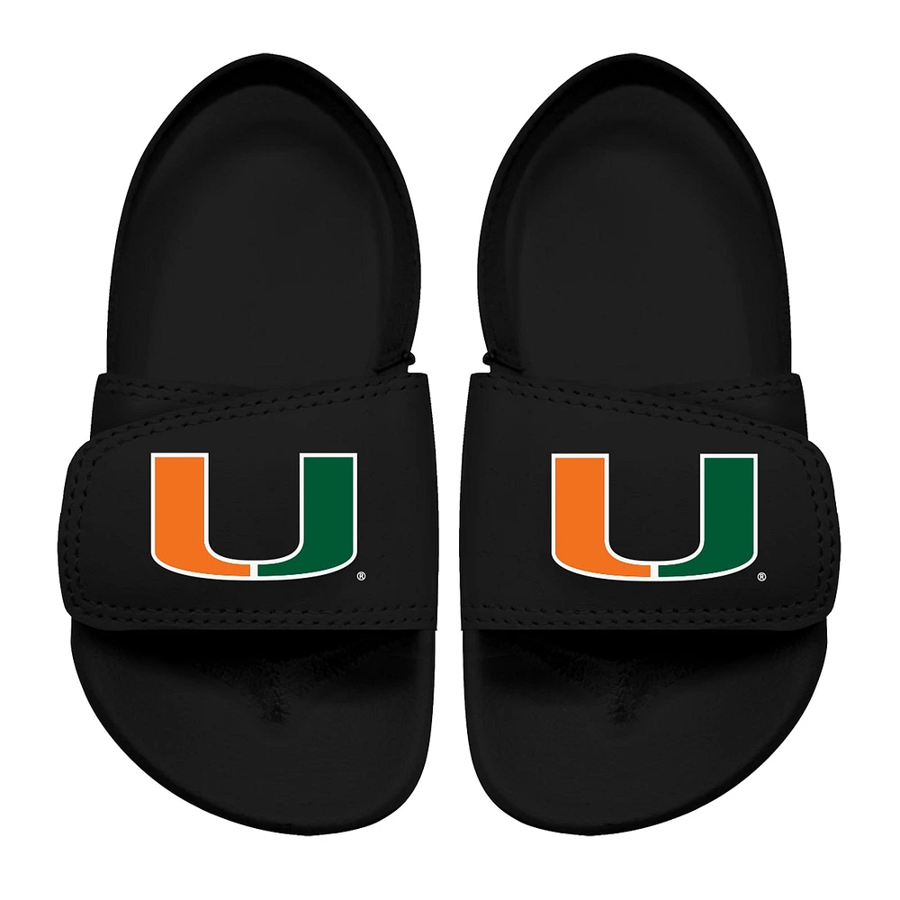 Toddler ISlide Miami Hurricanes Team Logo Sandales