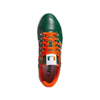 Unisex adidas Green/Orange Miami Hurricanes Centennial 85 Low Basketball Shoes