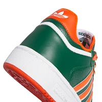 Unisex adidas Green/Orange Miami Hurricanes Centennial 85 Low Basketball Shoes