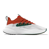 Unisex adidas White/Orange Miami Hurricanes AlphaBoost V2 Shoes