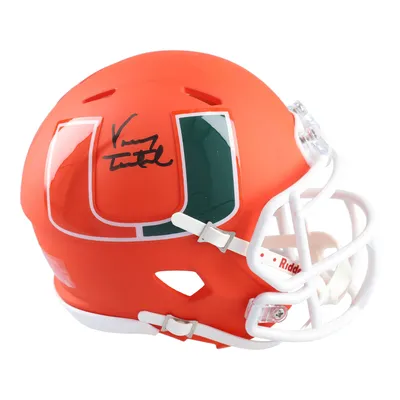 Lids Bernie Kosar Miami Hurricanes Fanatics Authentic Autographed Riddell  Chrome Alternate Speed Mini Helmet