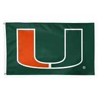 WinCraft Miami Hurricanes 3' x 5' Primary Logo Single-Sided Flag