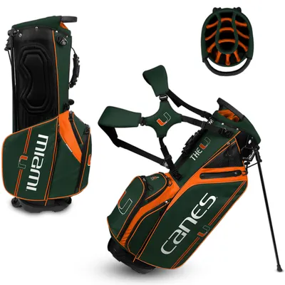 Miami Hurricanes WinCraft Caddie Carry Hybrid Golf Bag
